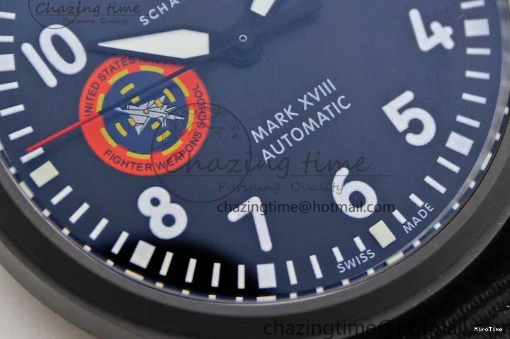 MIROTIME 0213 Mark XVIII ‘TOPGUN SFTI’ Ceramic M+F Best Edition Black Dial on Black Nylon Strap A MultiPurpose 7047